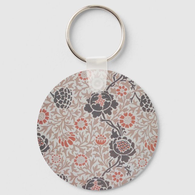 Chaveiro Papel de parede Grafton de William Morris  (Frente)