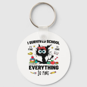 Chaveiro Para a escola feliz primeiro dia de escola é ótimo