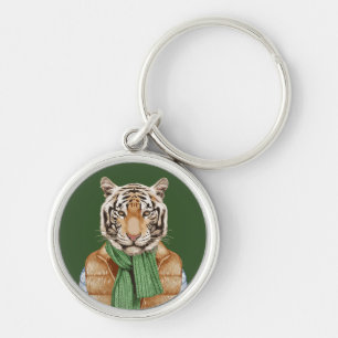 Chaveiro Para baixo tigre da veste