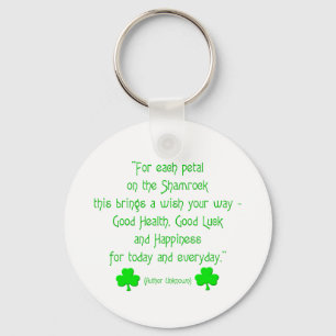 Chaveiro Para cada pétala no trevo…