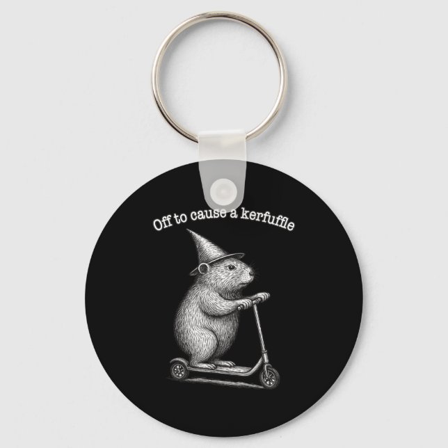 Chaveiro Para Causar Um Confusão Scooter Groundhog  (Frente)