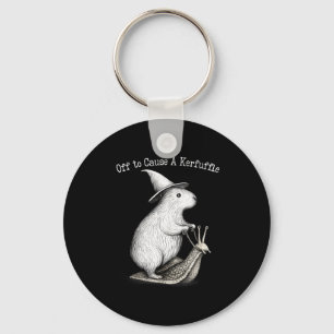 Chaveiro Para causar um meme de capivara bagunçado