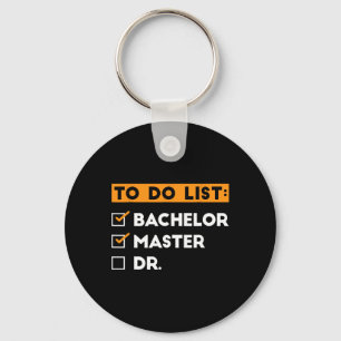 Chaveiro Para Fazer Lista de Mestrados de Bicelores Diploma