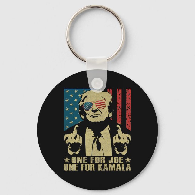 Chaveiro Para Joe One For Kamala Funny Trump 2024 (Frente)
