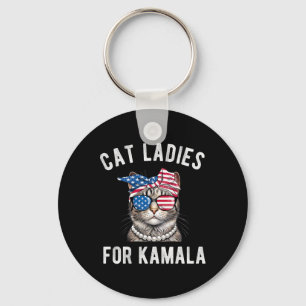 Chaveiro Para Kamala Harris Cat Ladies Usa 2024 Womens