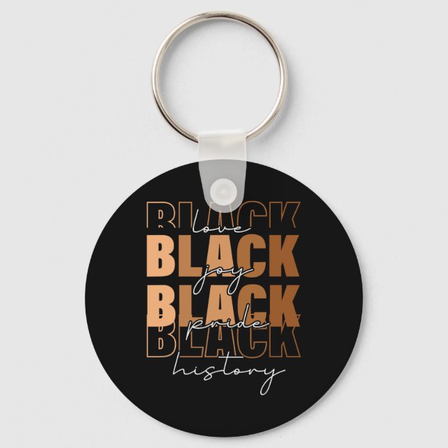 Chaveiro Para mulheres negras História negra (Frente)
