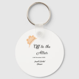 Chaveiro Para o altar chapéu laranja no chás de panela nome