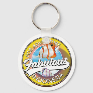 Chaveiro Para o logotipo da Adventure Fabulous Indonesia