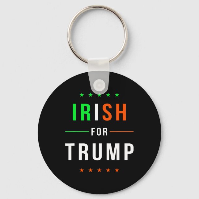 Chaveiro Para O Trump Pro Presidente Donald Trump Supporter (Frente)