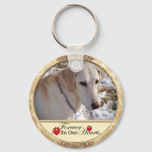 Chaveiro Para sempre em nosso memorial de animais