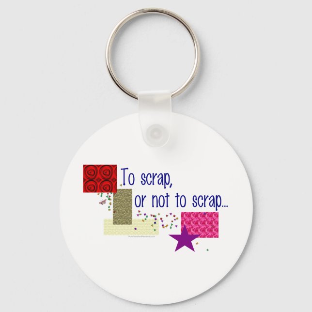 Chaveiro Para Sucatear ou Não Para Sucatear (Frente)