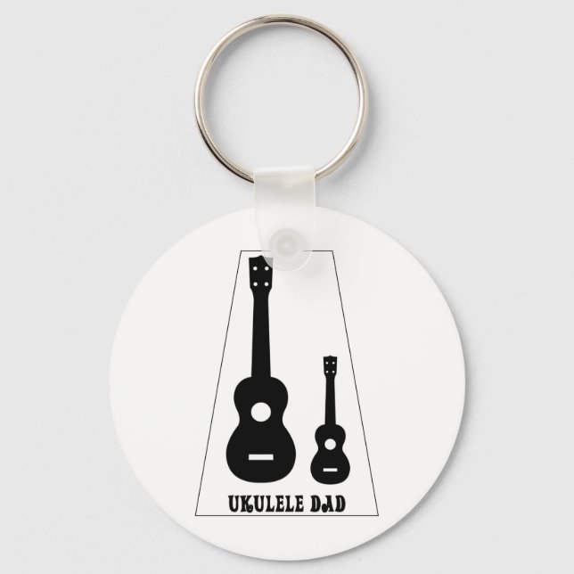 Chaveiro Para todos os Pais Ukulele! (Frente)