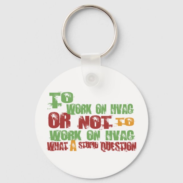 Chaveiro Para trabalhar no HVAC (Frente)