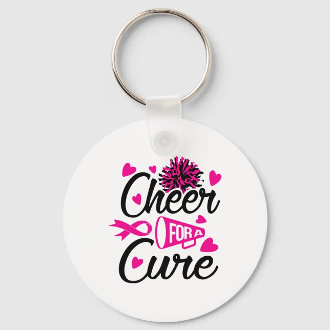 Chaveiro Para Uma Consciência Do Cancer Da Mama (Frente)