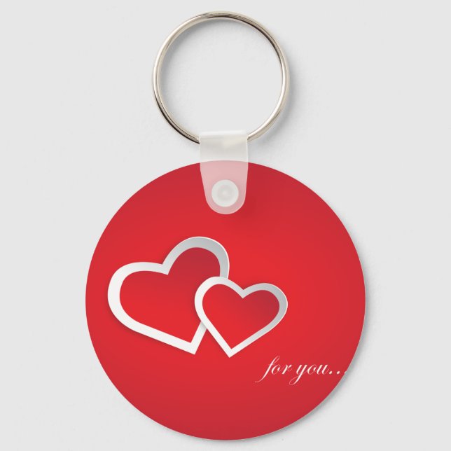 Chaveiro Para Você Dia de os namorados Hearts Design- 21987 (Frente)