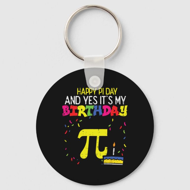 Chaveiro Parabéns Pi Day Aniversário 3.14 Bday Matemática G (Frente)