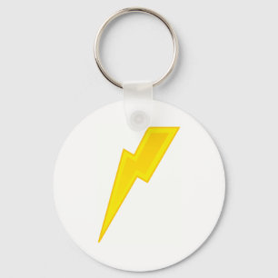 Chaveiro Parafuso de relâmpago amarelo
