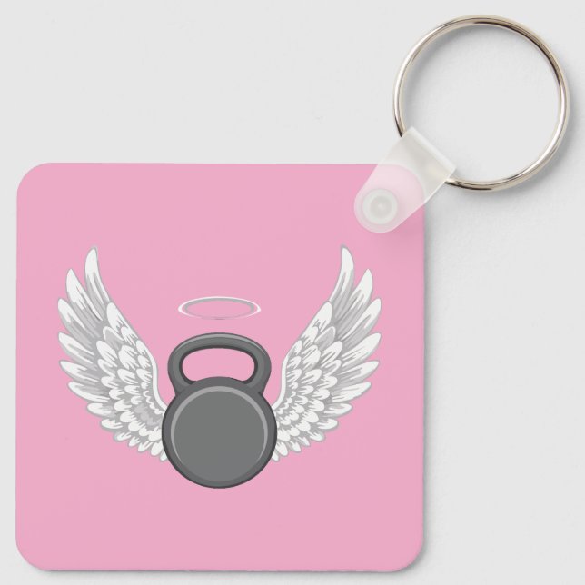 Chaveiro Paraiso do Kettlebell (Verso)