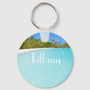 Chaveiro Paraíso personalizado da ilha temática oceânica