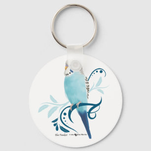 Chaveiro Parakeet azul