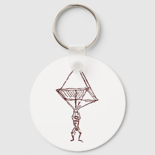 Chaveiro paraquedas