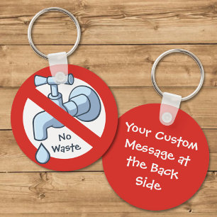 Chaveiro Parar o desperdício de água