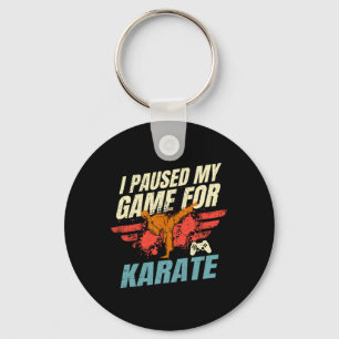 Chaveiro Parei Meu Jogo Para O Presente De Jogos De Karate