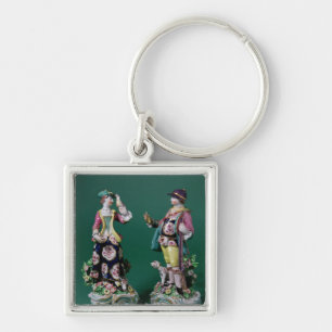 Chaveiro Pares de figuras do arco de um desportista