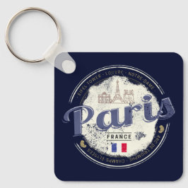 Chaveiro Paris Capital França Torre Eiffel Vintage Souvenir