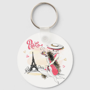 Chaveiro Paris e Café