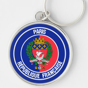 Chaveiro Paris Round Emblem