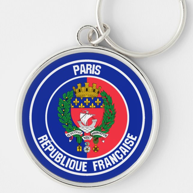 Chaveiro Paris Round Emblem (Frente)