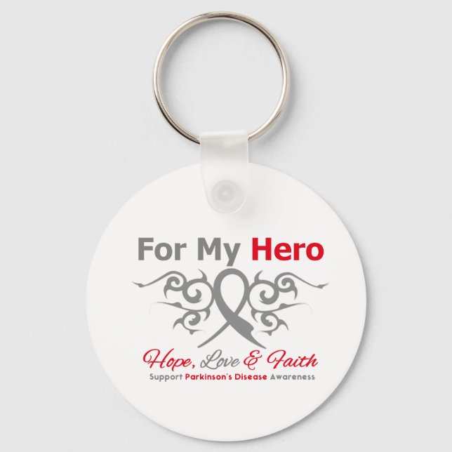 Chaveiro Parkinsons Doença Tribal Hero (Frente)