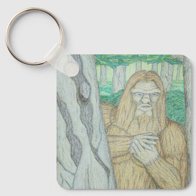 Chaveiro Paródia do meme do Pé Grande (Frente)
