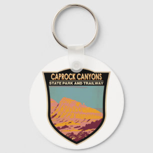 Chaveiro Parque Estadual Caprock Canyons e TRail Texas