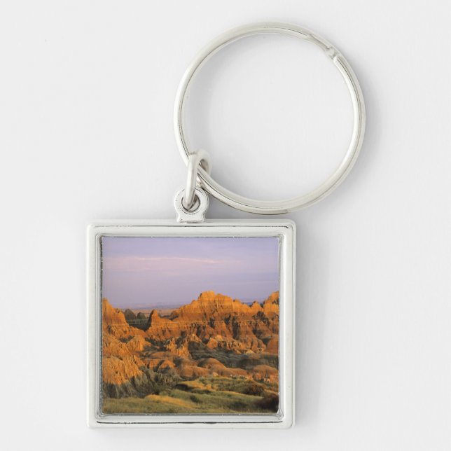 Chaveiro Parque Nacional Badlands em Dakota do Sul (Frente)