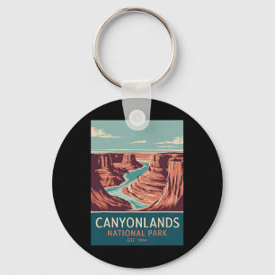 Chaveiro Parque Nacional Canyonlands Camping Vintage Hiking