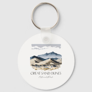 Chaveiro Parque Nacional Cool Great Sand Dunes Caminhada Aq