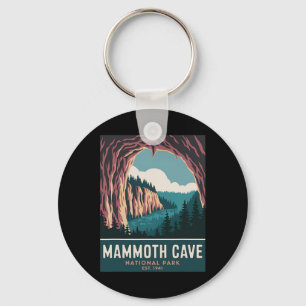 Chaveiro Parque Nacional da Mammoth Cave Acampamento Vintag