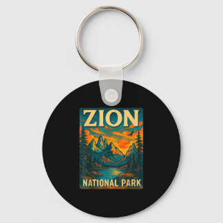 Chaveiro parque nacional de Zion viagens vintage ao ar livr