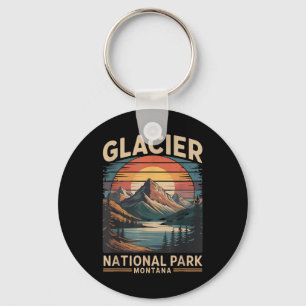 Chaveiro Parque Nacional Glacier Bear Vintage Montana Camin