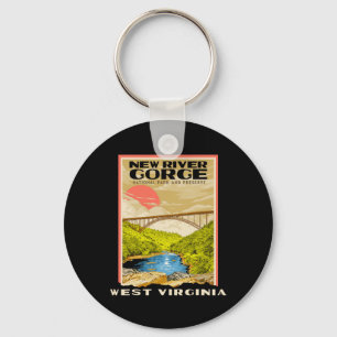Chaveiro Parque Nacional New River Gorge West Virginia Desc