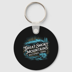 Chaveiro Parque Nacional Retro Great Smoky Mountains Mascul
