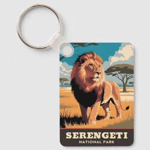 Chaveiro Parque Nacional Serengeti Tanzânia Viagens Antigas