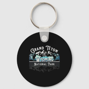 Chaveiro Parque Nacional Vintage Grand Teton Wyoming EUA Ek
