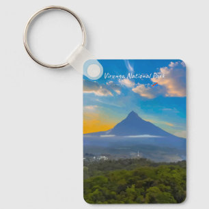 Chaveiro Parque Nacional Virunga, RD Congo - Clássico Vulcã