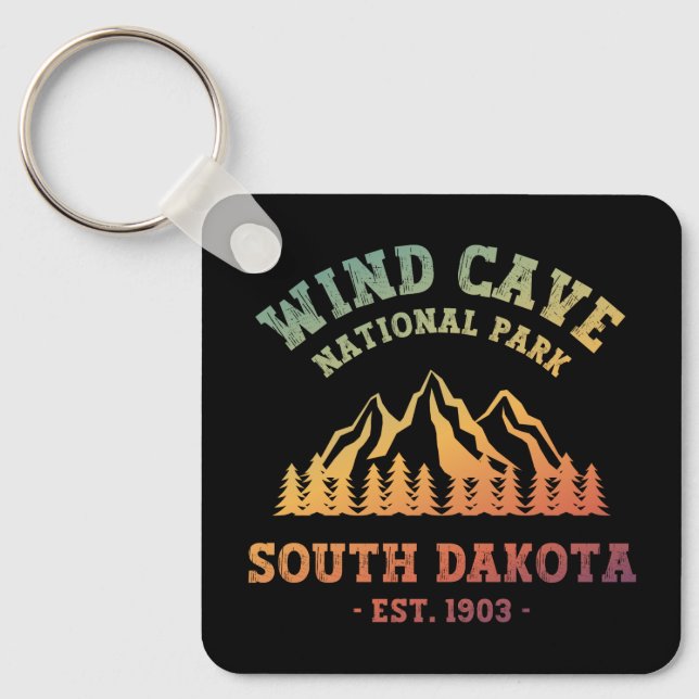 Chaveiro Parque Nacional Wind Cave South Dakota (Frente)