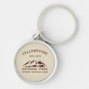 Chaveiro Parque Nacional Yellowstone Vintage