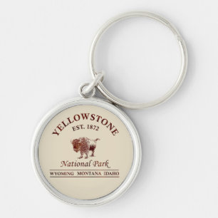 Chaveiro Parque Nacional Yellowstone Vintage