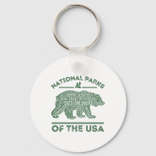 Chaveiro Parques Nacionais Urso Viagens de Mochila Acampame